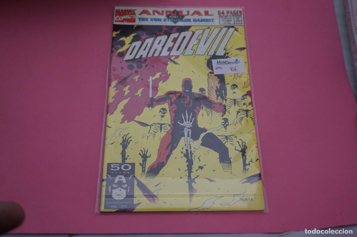 C&oacute;mics: 17C/ DAREDEVIL - ANNUAL PART 1 - THE VON STRUCKER GAMBIT - A&Ntilde;O 1991 / MARVEL COMICS - Foto 1