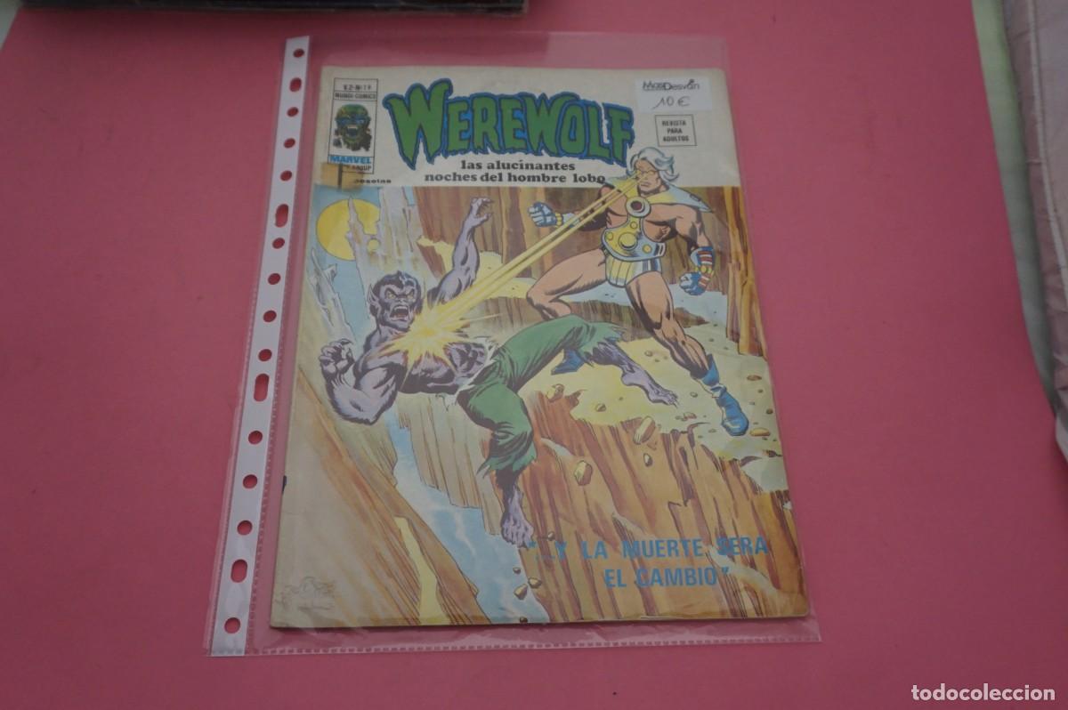C&oacute;mics: 17D/ WEREWOLF - LAS ALUCINANTES NOCHES DEL HOMBRE LOBO - V 2 - N&ordm; 19 / MUNDI COMICS MARVEL GROUP