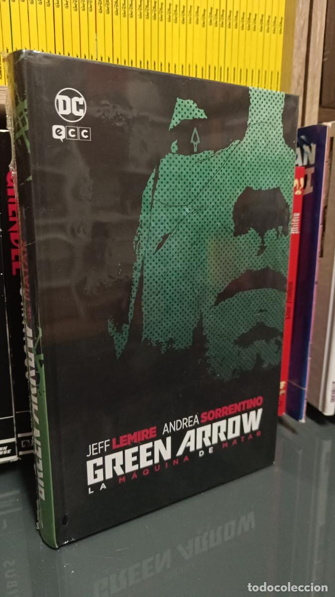 C&oacute;mics: Green Arrow: La m&aacute;quina de matar (Jeff Lemire y Andrea Sorrentino) ECC Tapa Dura DC Comics