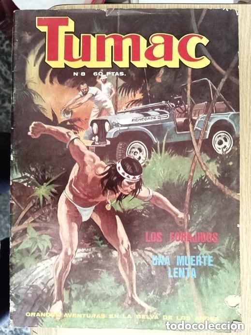 Comics: TUMAC N 8 - LOS FORAGIDOS - UNA MUERTE LENTA -- GRANDES AVENTURAS EN LA SELVA DE LOS ANDES