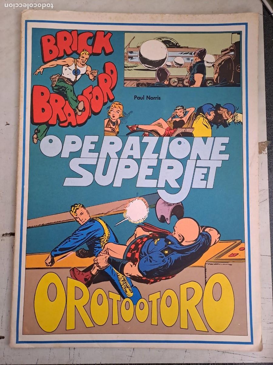 C&oacute;mics: Brick Bradford 109, comic art Bolsa DA