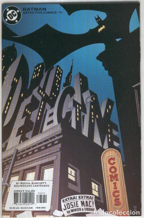 C&oacute;mics: DETECTIVE COMICS Vol.1 No.765: BATMAN - Vacancies - Greg Rucka