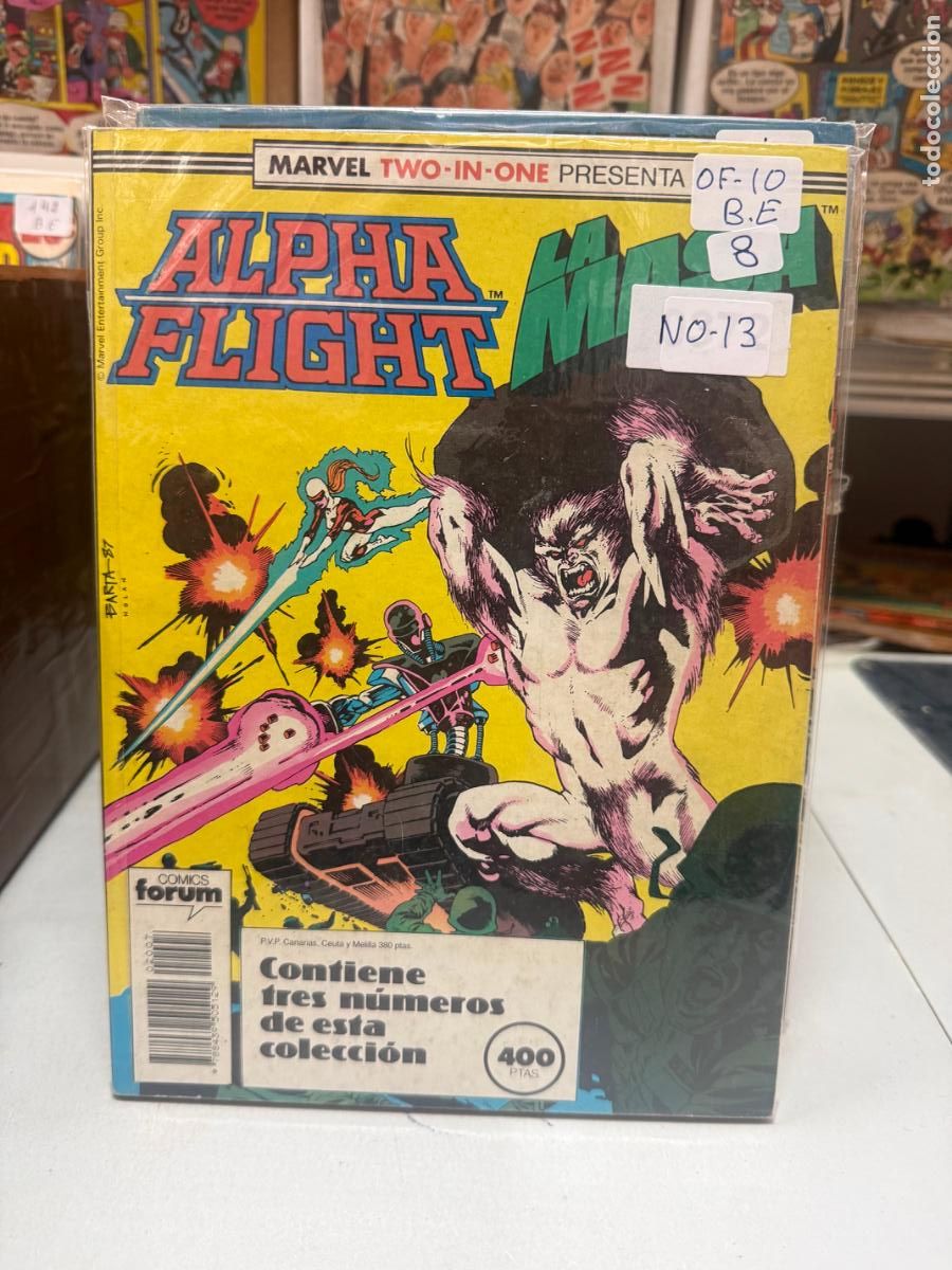 C&oacute;mics: ALPHA FLIGHT EDITORIAL FORUM CONTIENE DEL 45 AL 47