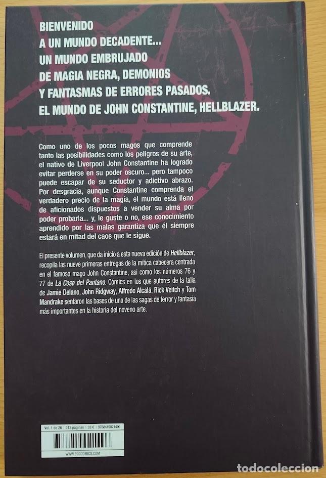 C&oacute;mics: JOHN CONSTANTINE HELLBLAZER VOLUMEN 1. JAMIE DELANO. VERTIGO. BLACK LABEL ECC - Foto 2