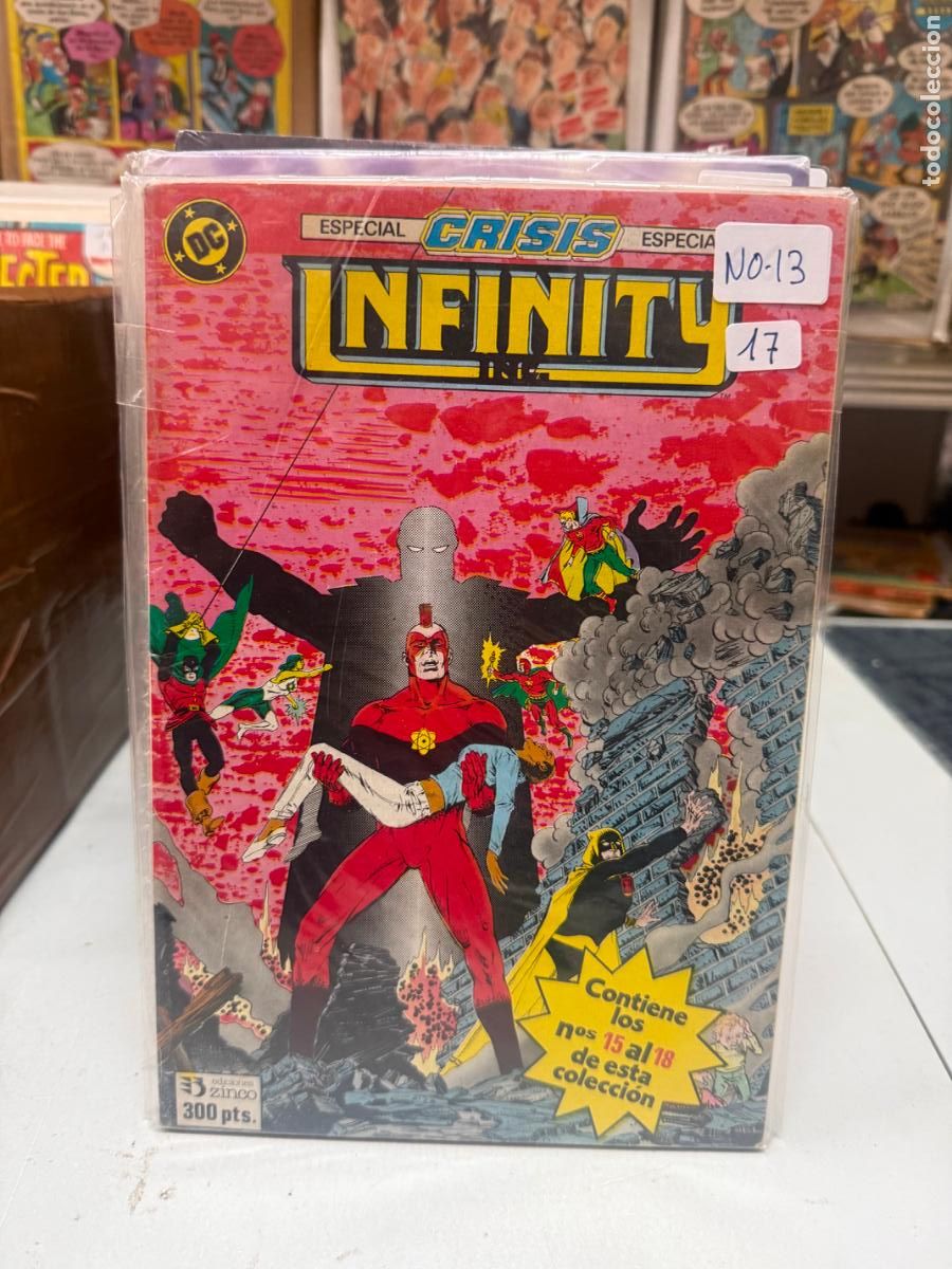 C&oacute;mics: INFINITY EDITORIAL ZINCO CONTIENE DEL 15 AL 18