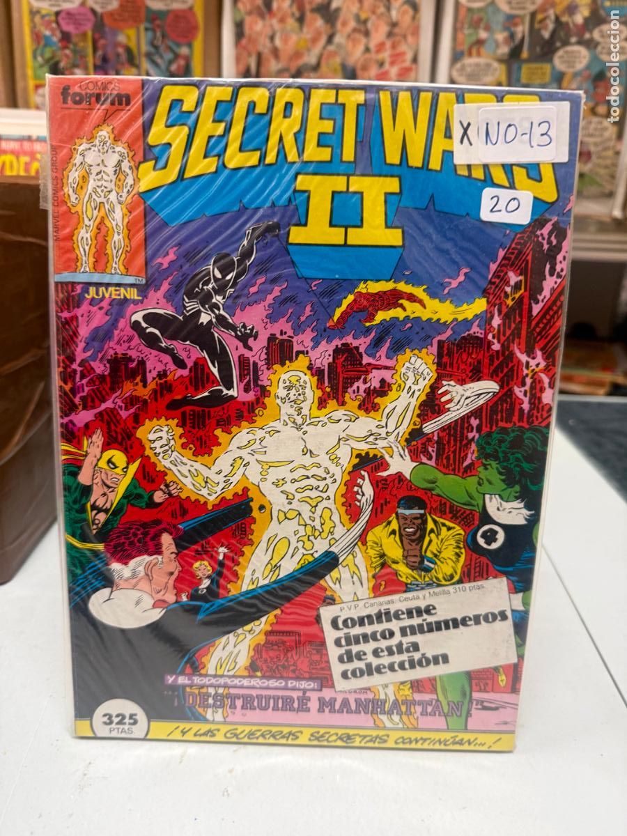 C&oacute;mics: SECRET WARS II EDITORIAL FORUM TOMO DEL 16 AL 20