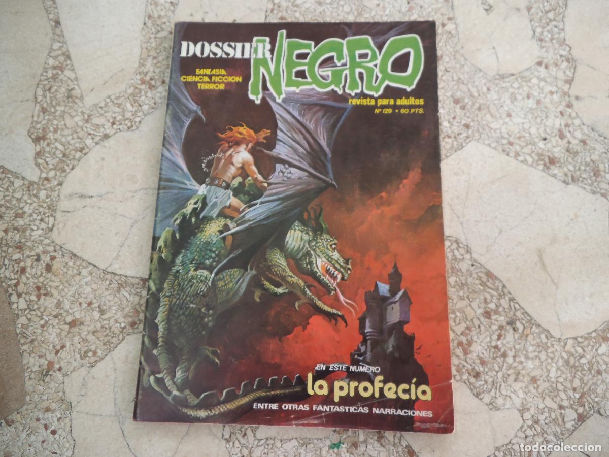 C&oacute;mics: dossier negro n&ordm; 129, fantasia ciencia ficcion , terror,