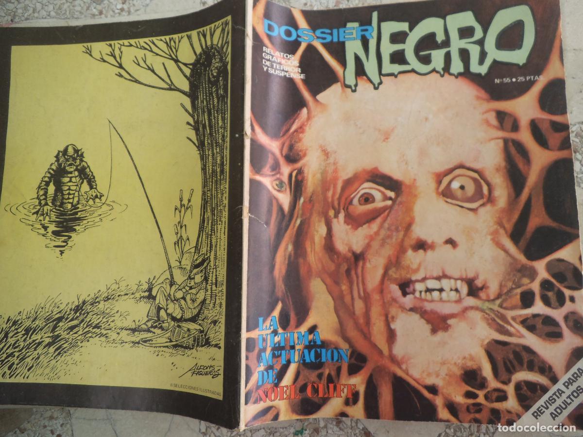 C&oacute;mics: dossier negro n&ordm; 55, fantasia ciencia ficcion , terror,
