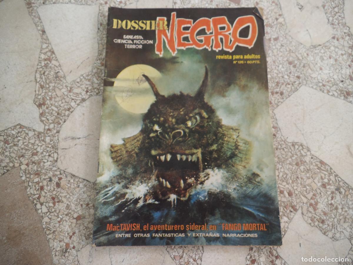 C&oacute;mics: dossier negro n&ordm; 126, fantasia ciencia ficcion , terror,