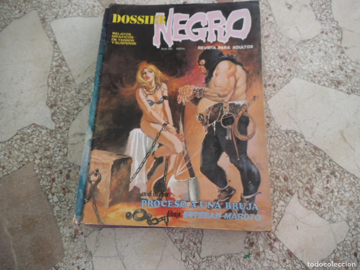 C&oacute;mics: dossier negro n&ordm; 120, fantasia ciencia ficcion , terror,