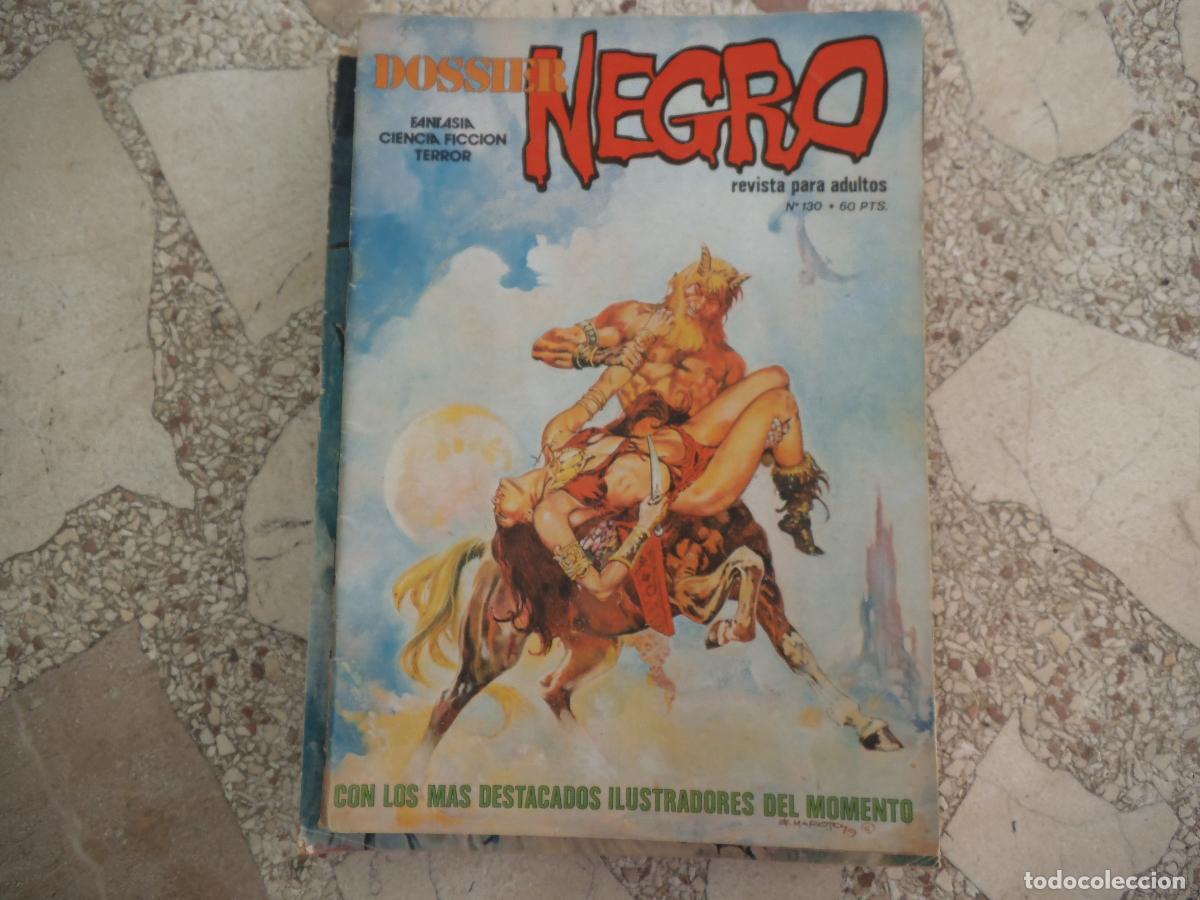C&oacute;mics: dossier negro n&ordm; 130, fantasia ciencia ficcion , terror,