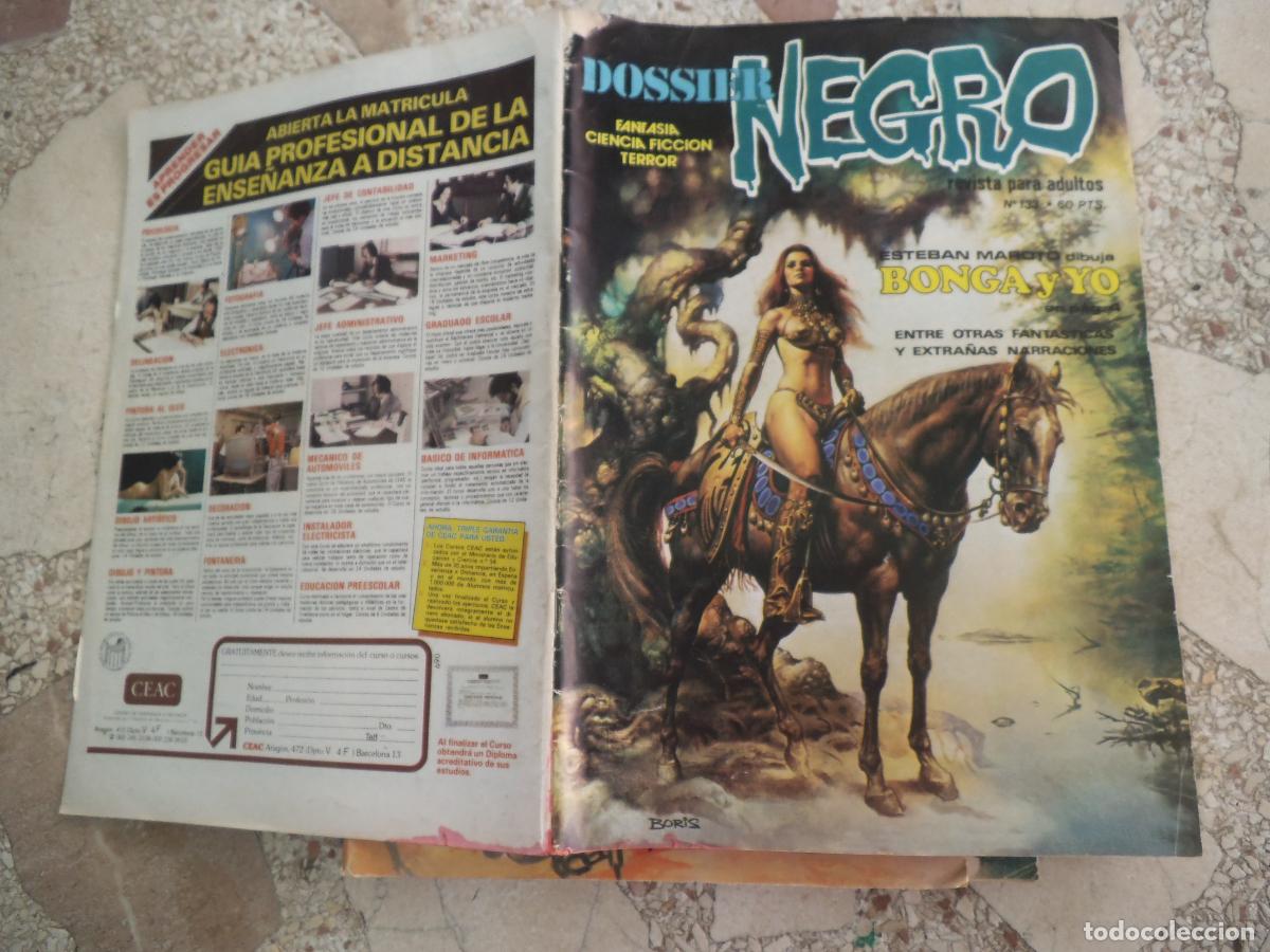 C&oacute;mics: dossier negro n&ordm; 133, fantasia ciencia ficcion , terror,