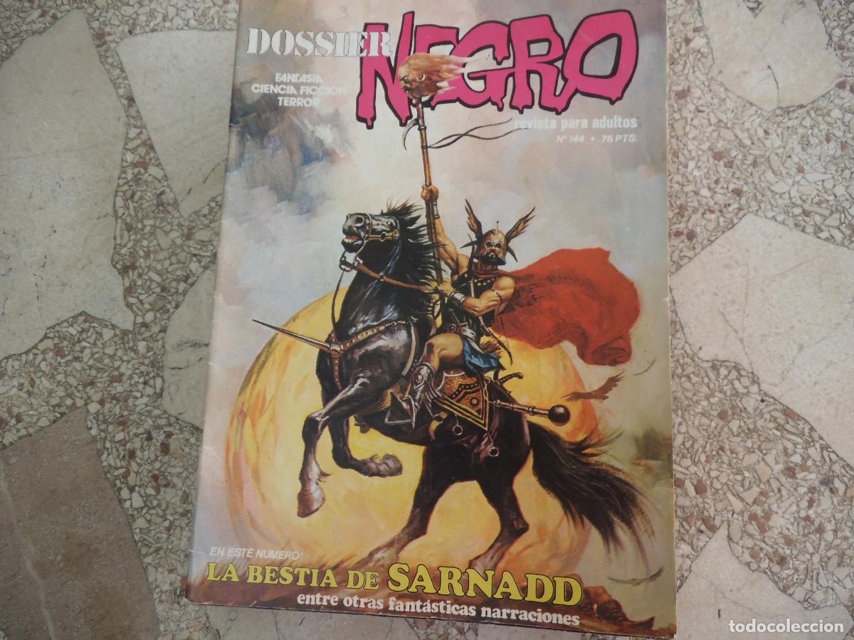 C&oacute;mics: dossier negro n&ordm; 144, fantasia ciencia ficcion , terror,
