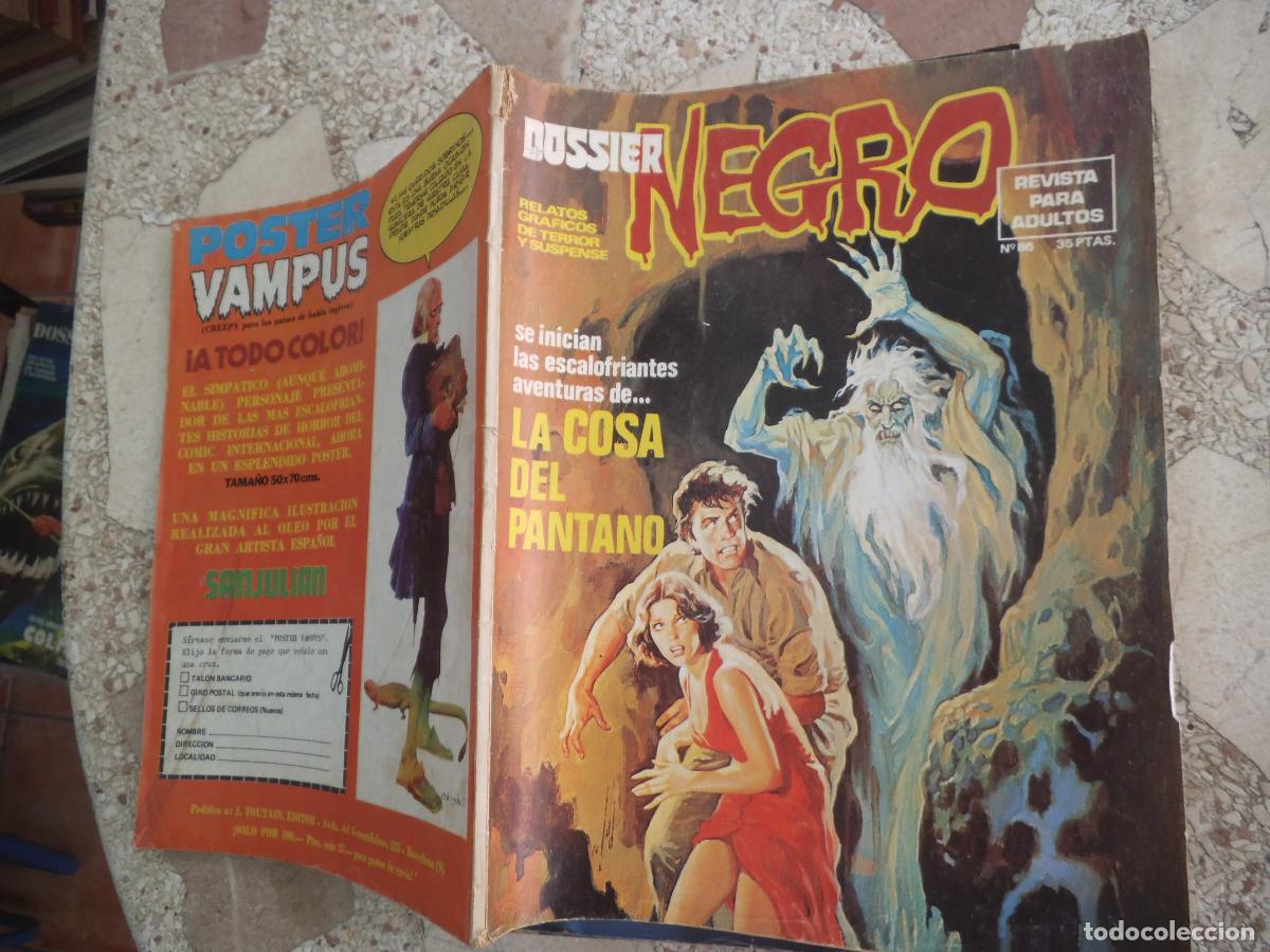 C&oacute;mics: dossier negro n&ordm; 86 fantasia ciencia ficcion , terror,