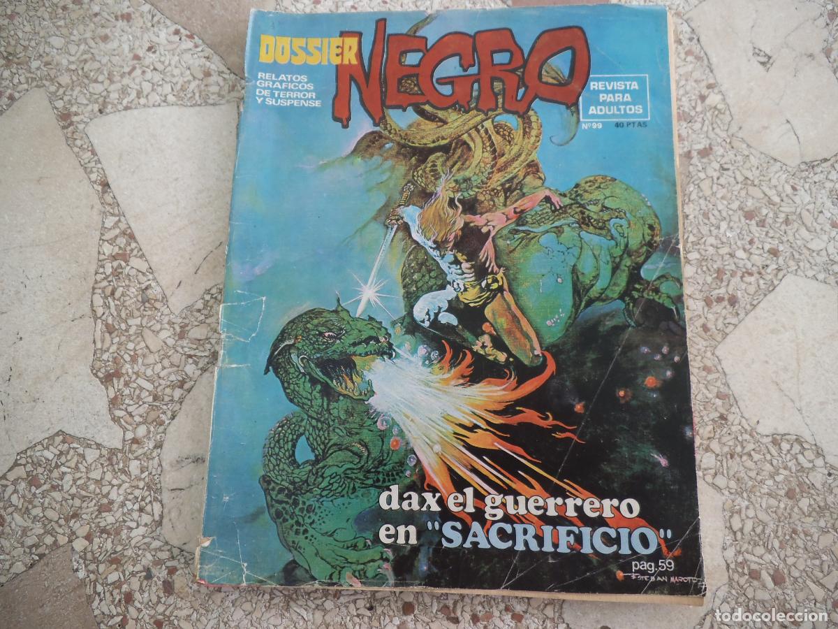 C&oacute;mics: dossier negro n&ordm; 99, fantasia ciencia ficcion , terror,