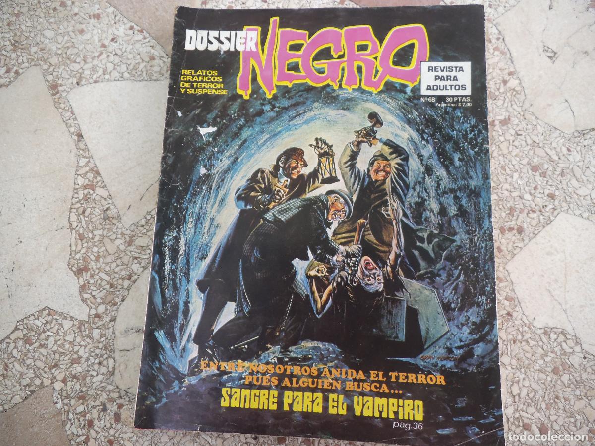 C&oacute;mics: dossier negro n&ordm; 68, fantasia ciencia ficcion , terror,