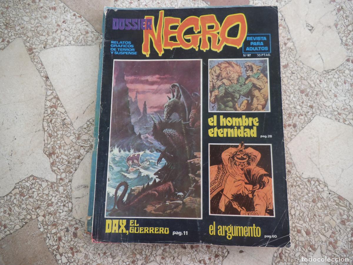 C&oacute;mics: dossier negro n&ordm; 97, fantasia ciencia ficcion , terror,