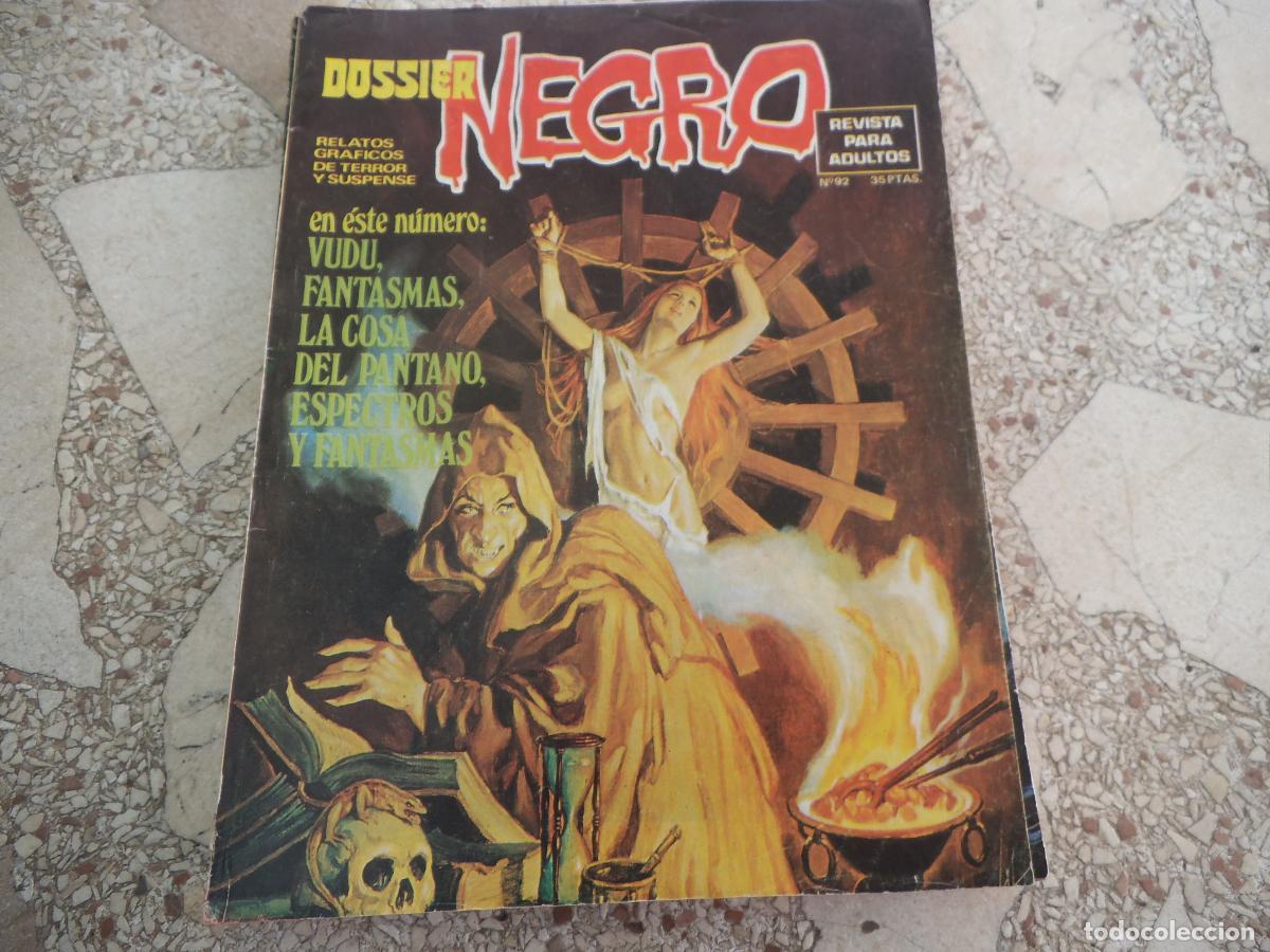 C&oacute;mics: dossier negro n&ordm; 92, fantasia ciencia ficcion , terror,