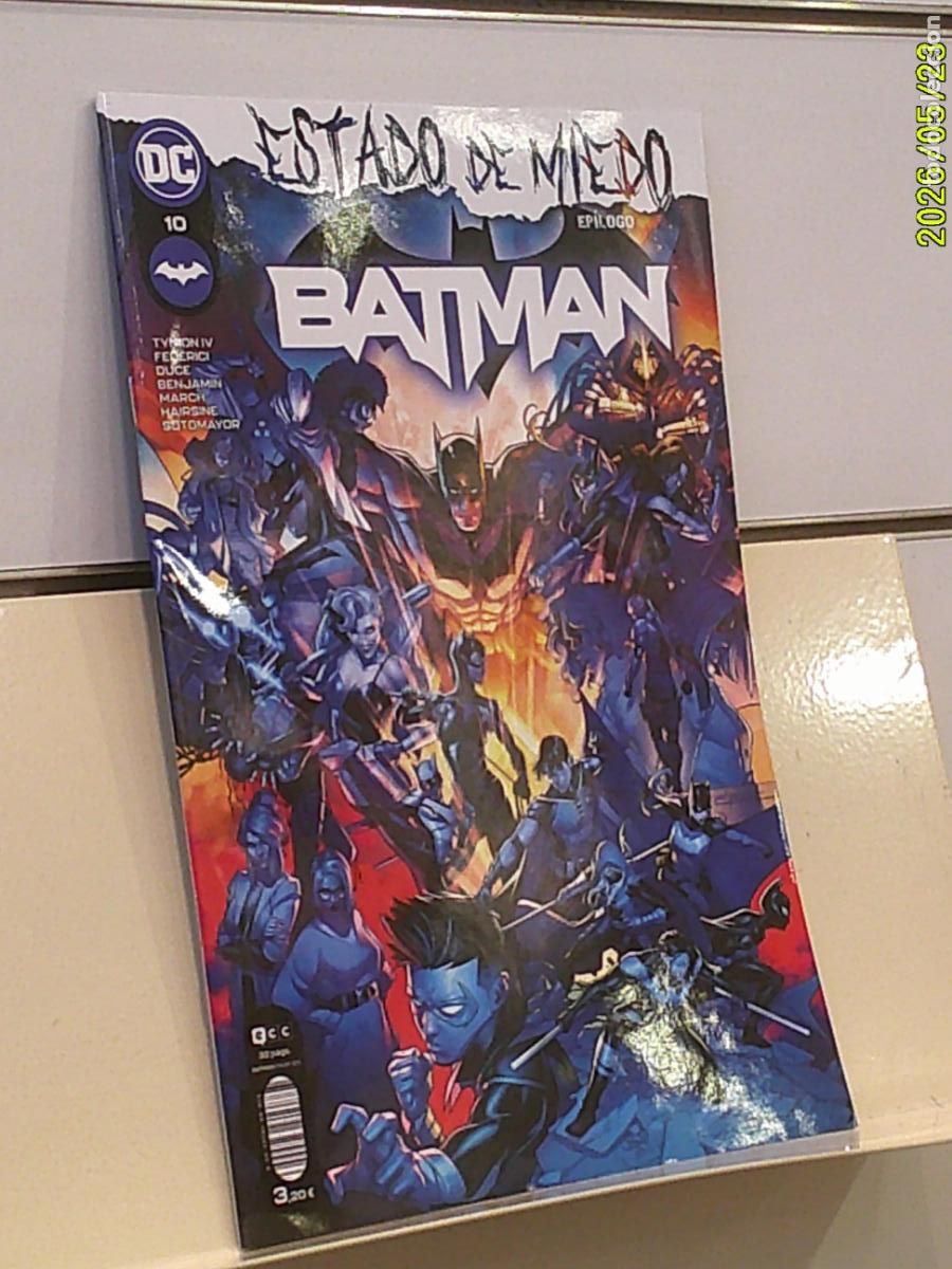 C&oacute;mics: BATMAN N&ordm; 10-123 ESTADO DE MIEDO EPILOGO DC - ECC