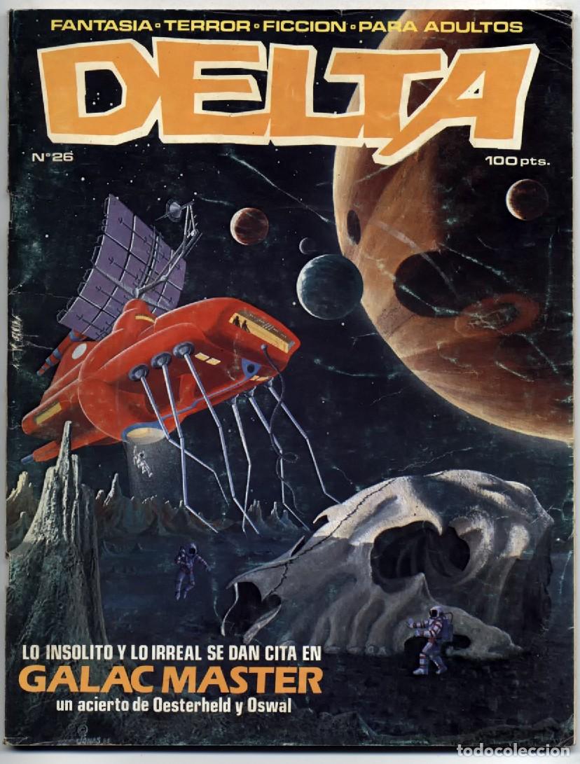 C&oacute;mics: REVISTA DE HISTORIETA DELTA N&ordm; 26 GALAC MASTER GYESA FANTASIA FICCION TERROR ADULTOS 1982