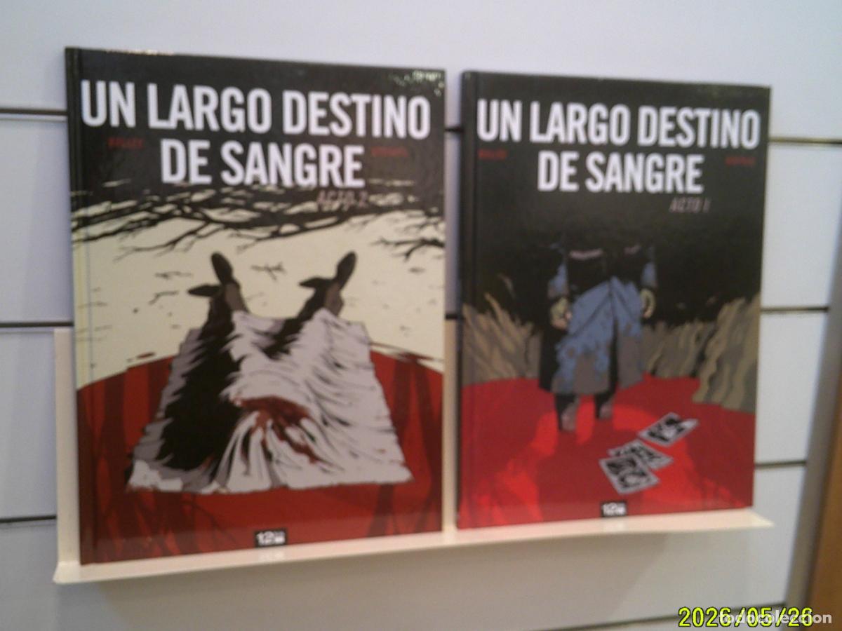 C&oacute;mics: UN LARGO DESTINO DE SANGRE COMPLETA 2 TOMOS - 12 BIS OFERTA