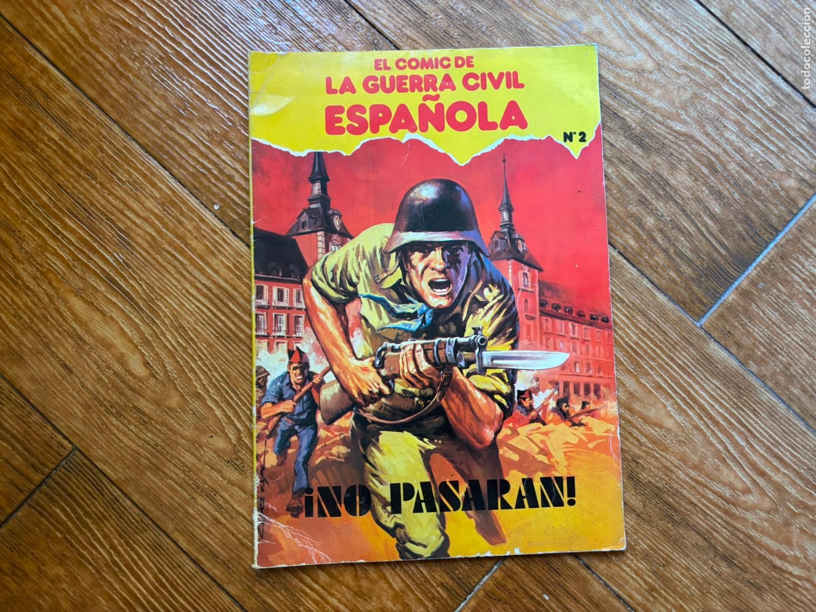 C&oacute;mics: COMIC DE LA GUERRA CIVIL ESPA&Ntilde;OLA N&ordm; 2 CON PORTADA DE L&Oacute;PEZ ESP&Iacute; 1980
