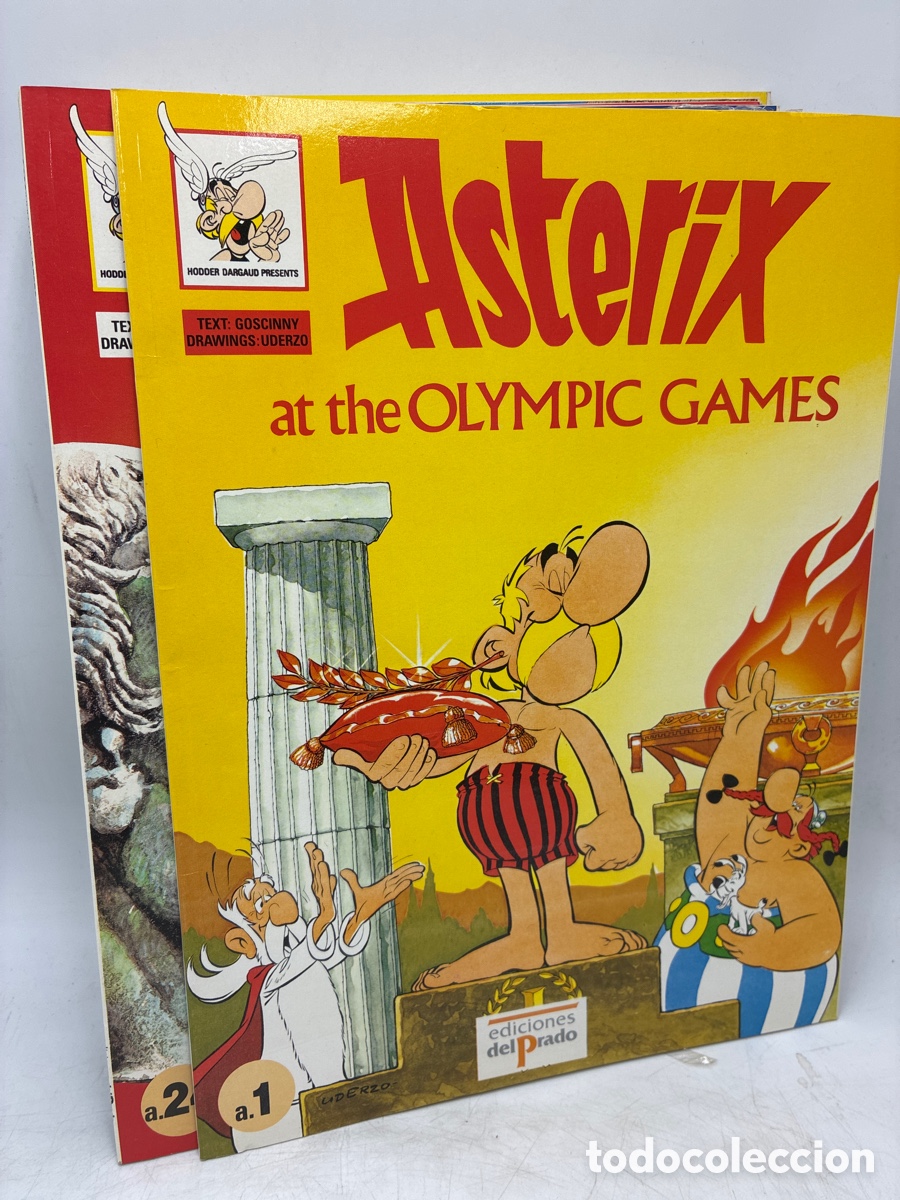 C&oacute;mics: 15 C&oacute;mics Asterix. Ediciones Del Prado. En Ingl&eacute;s.