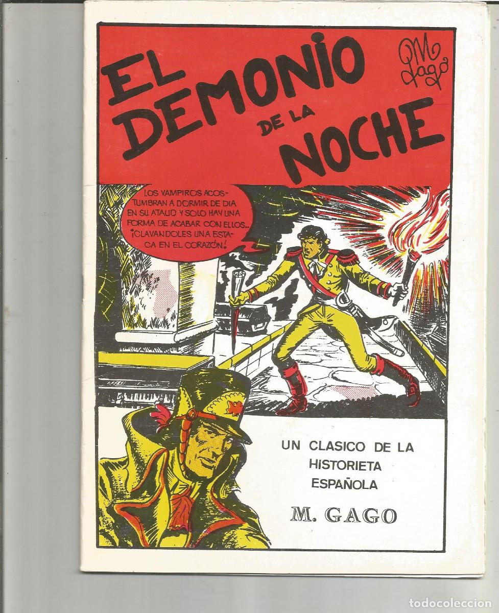 C&oacute;mics: MAESTROS DE LA HISTORIETA EL DEMONIO DE LA NOCHE N&ordm; 13 M GAGO CLUB VALLISOLETANO DE AMIGOS DEL TEBEO