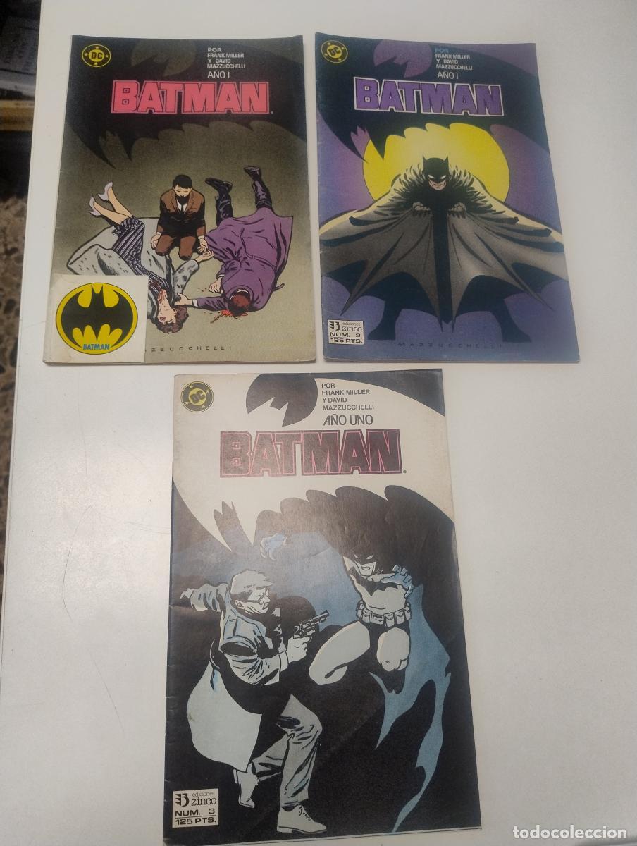 C&oacute;mics: BATMAN. A&Ntilde;O I. N&Uacute;MEROS 1, 2 Y 3 - Frank Miller y David Mazzucchelli