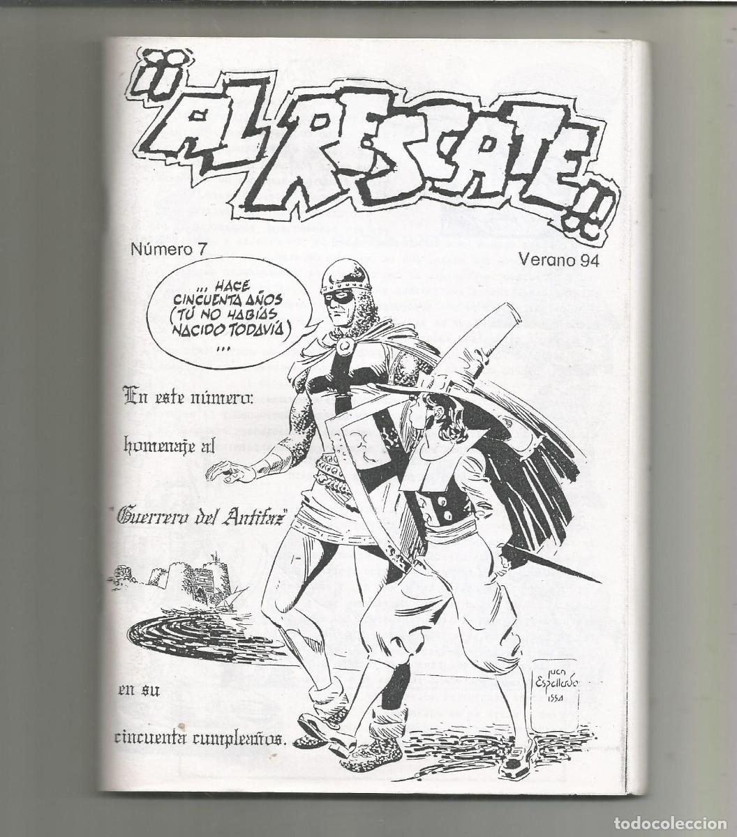 C&oacute;mics: &iexcl;&iexcl;AL RESCATE!! N&ordm; 7 EL GUERRERO DEL ANTIFAZ Manuel Ram&oacute;n P&eacute;rez Rodr&iacute;guez, autoeditor