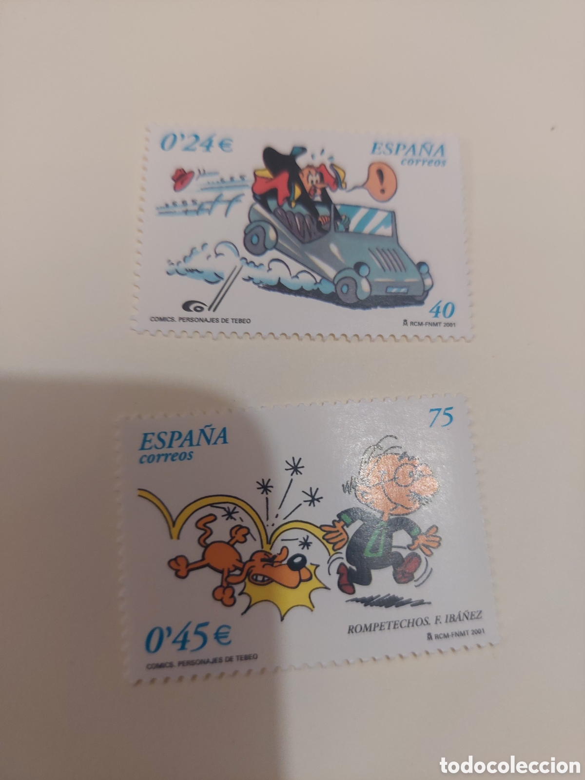 C&oacute;mics: 2001 C&Oacute;MICS edifil 3839/40 ROMPETECHOS, PERSONAJES COMICS ESPA&Ntilde;A