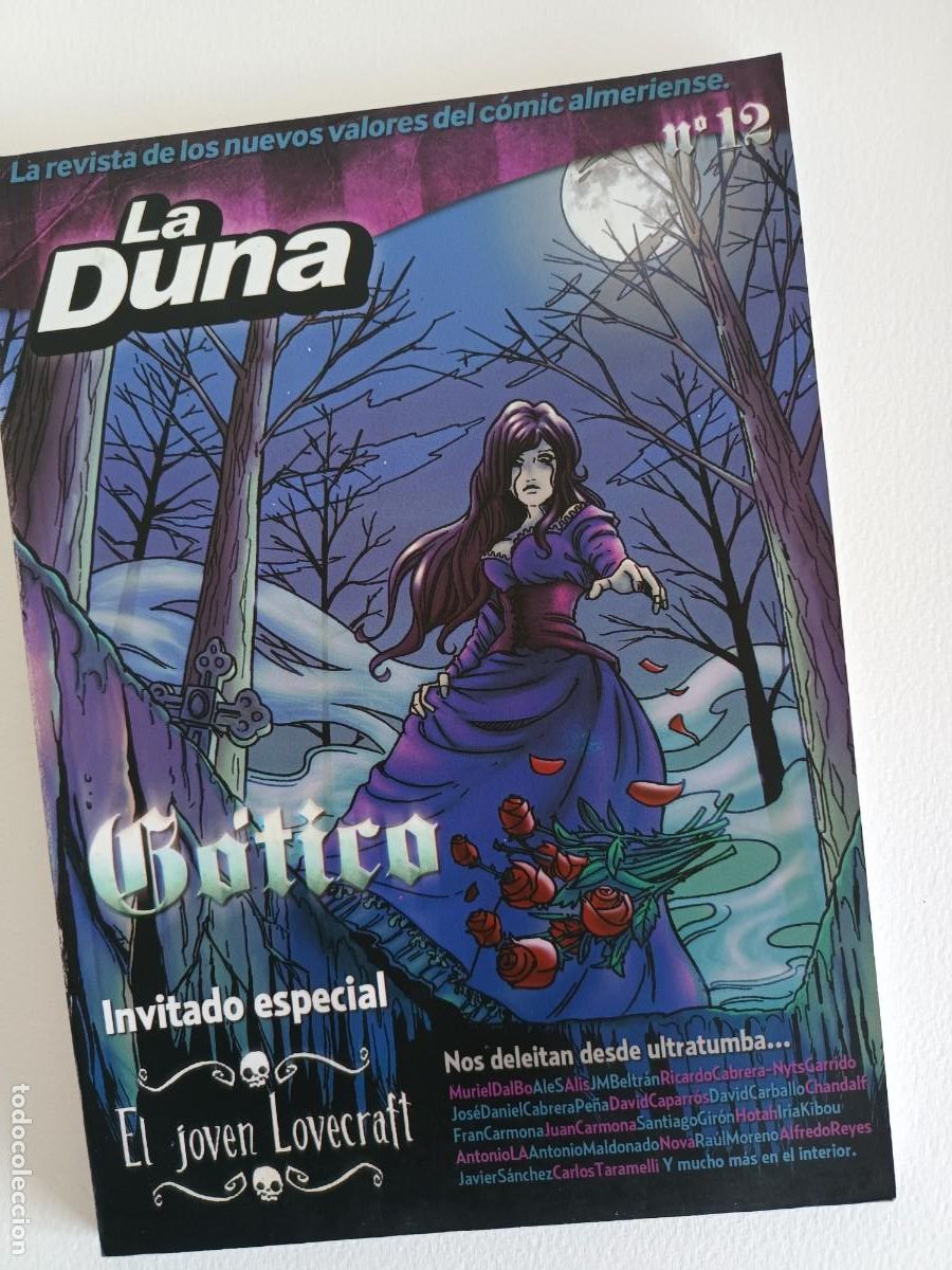 C&oacute;mics: La Duna n. 12. Especial el joven Lovecraft. Fanzine formato tomo tapa blanda. Muy interesante
