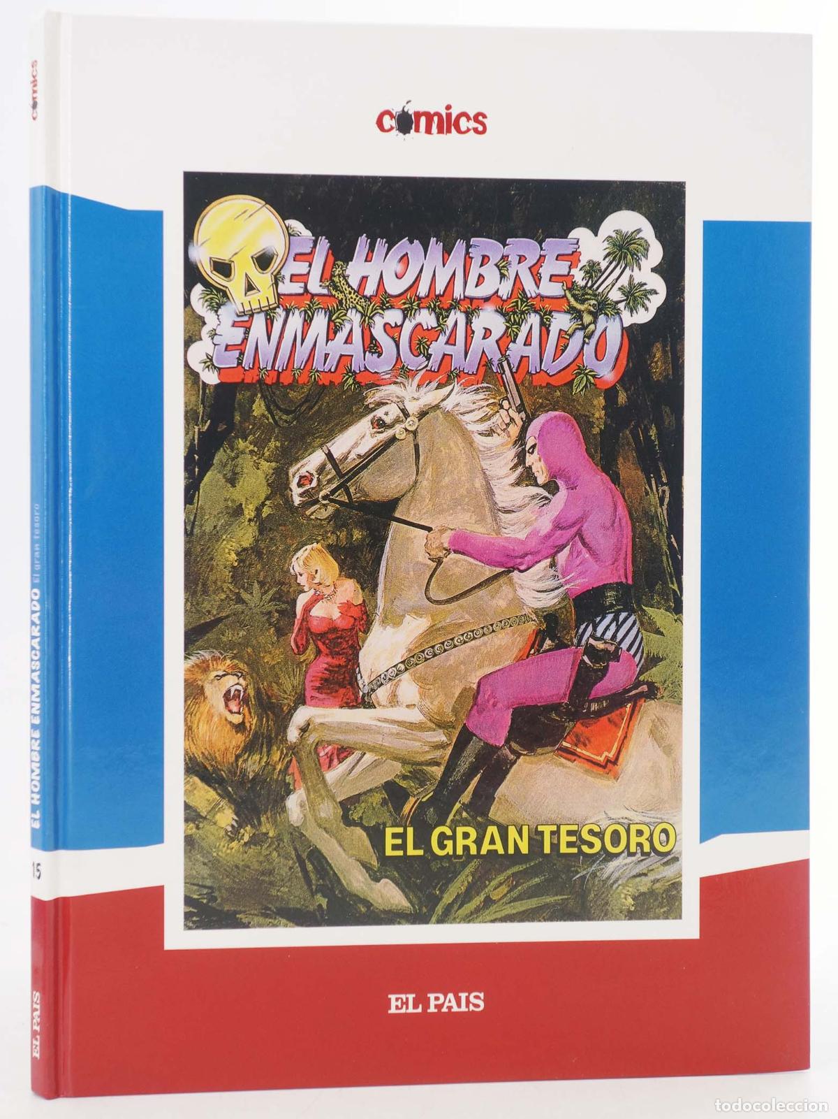 C&oacute;mics: COMICS EL PAIS 15. EL HOMBRE ENMASCARADO. EL GRAN TESORO (Lee Falk/Sy Barry) El Pa&iacute;s, 2005