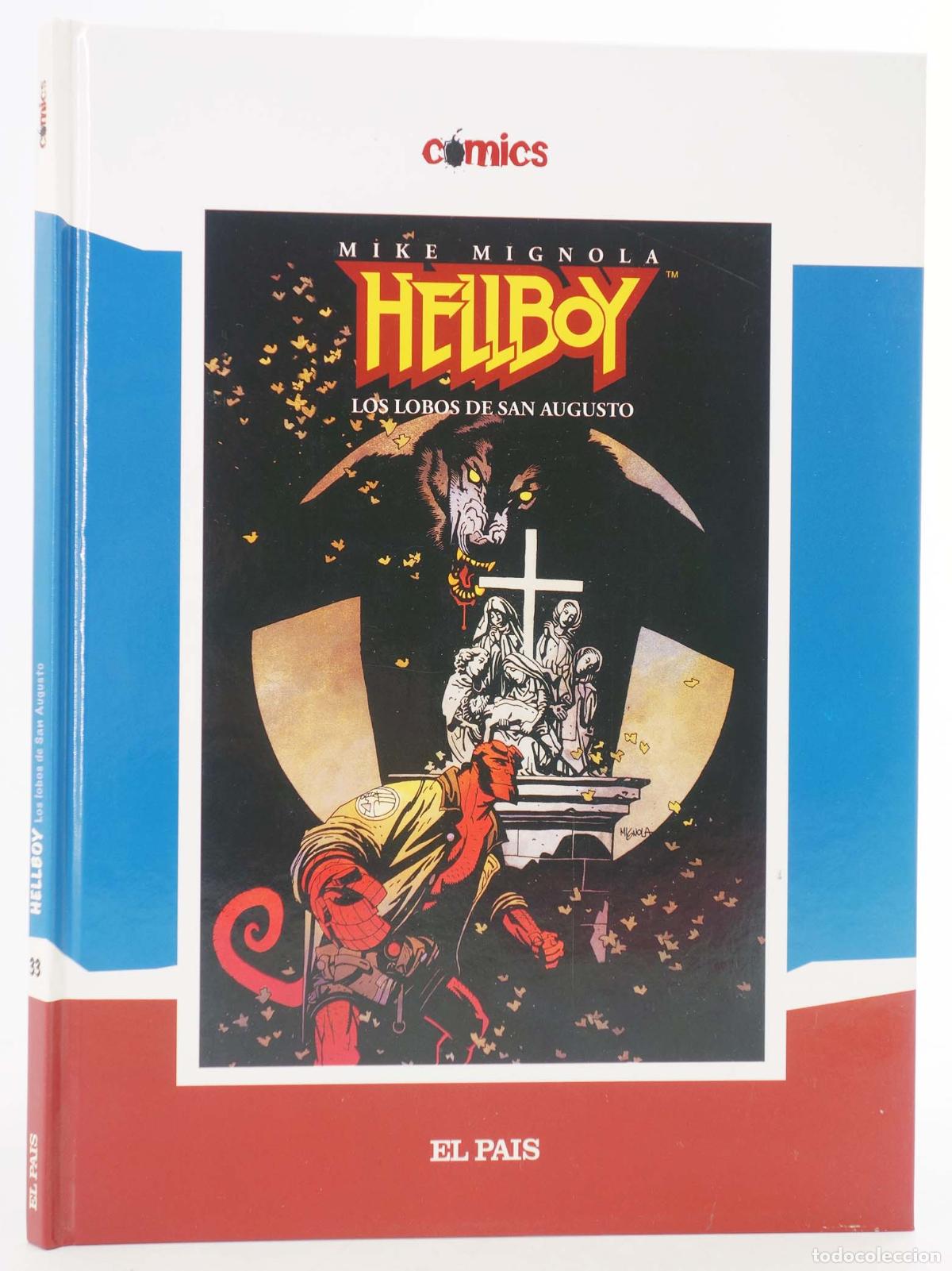 C&oacute;mics: COMICS EL PAIS 33. HELLBOY LOS LOBOS DE SAN AUGUSTO (Mignola) El Pa&iacute;s, 2005