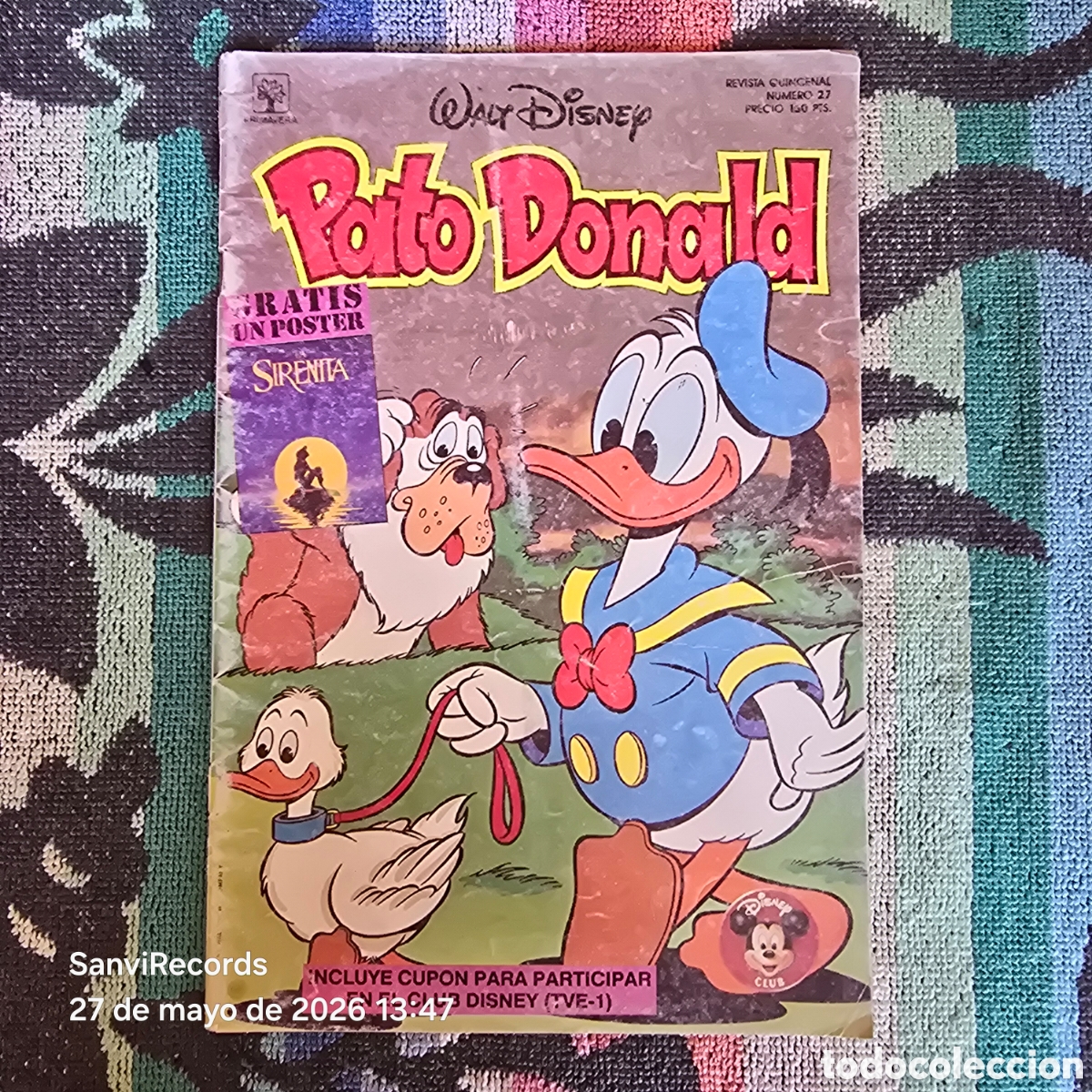 C&oacute;mics: WALT DISNEY, PATO DONALD 27, CON P&Oacute;STER (PRIMAVERA)