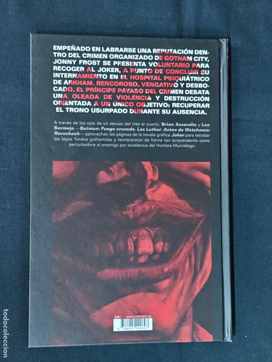 C&oacute;mics: JOKER - BRIAN AZZARELLO - LEE BERMEJO - ECC - Foto 2