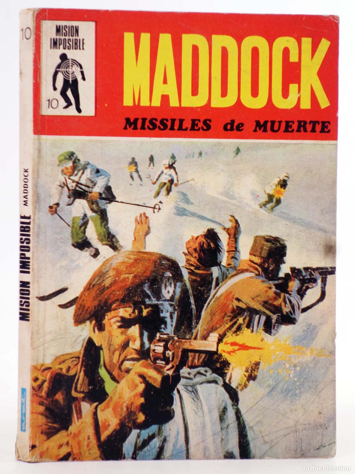 Comics: MISION IMPOSIBLE 10. MADDOCK. MISSILES DE MUERTE. Euredit, 1971