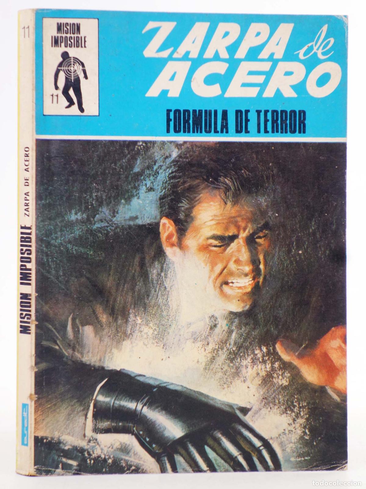 Comics: MISION IMPOSIBLE 11. ZARPA DE ACERO. F&Oacute;RMULA DE TERROR. Euredit, 1971