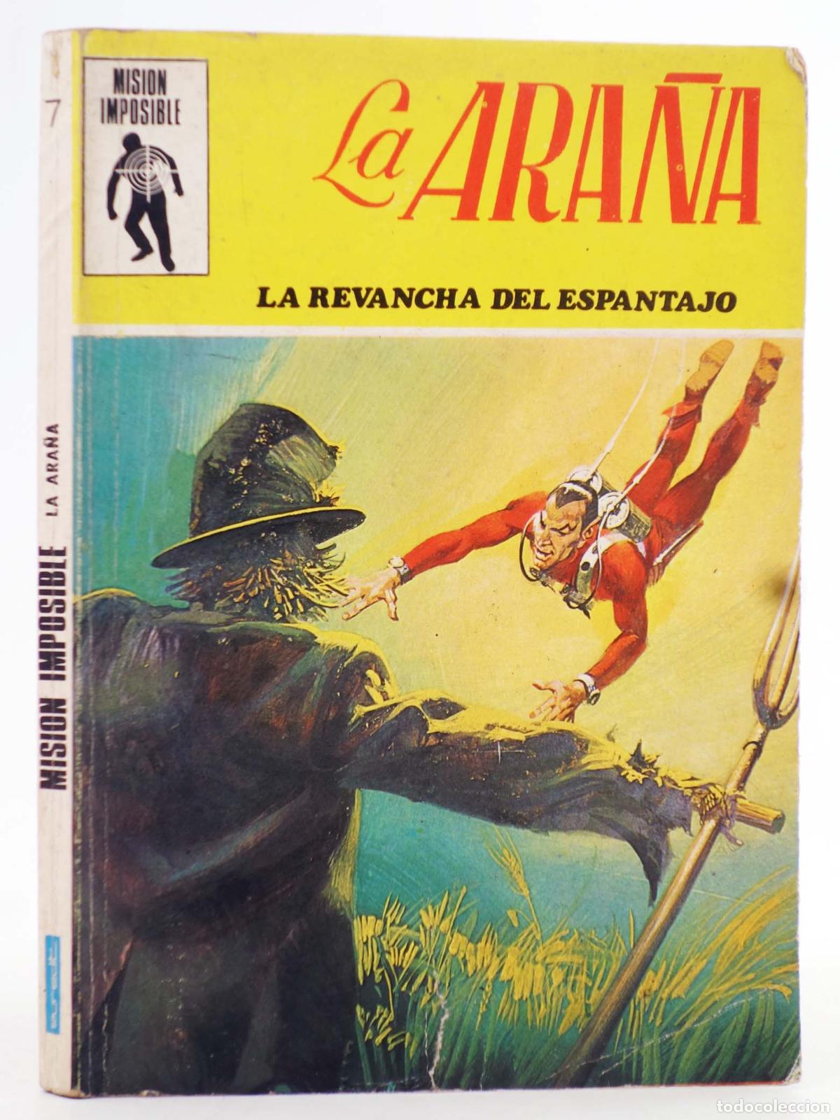 C&oacute;mics: MISION IMPOSIBLE 7. LA ARA&Ntilde;A. LA REVANCHA DEL ESPANTAJO. Euredit, 1970