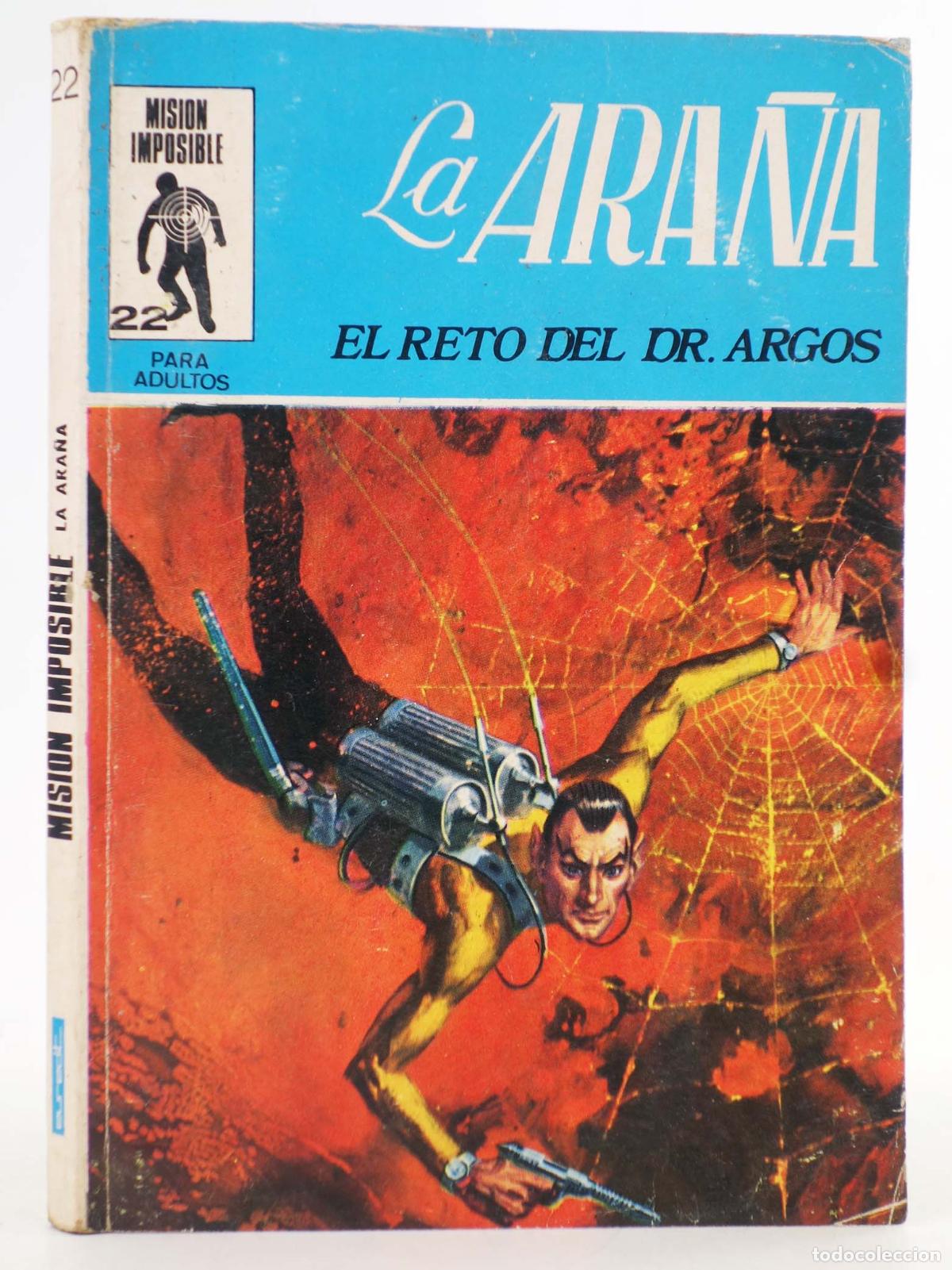 C&oacute;mics: MISION IMPOSIBLE 22. LA ARA&Ntilde;A. EL RETO DEL DR. ARGOS. Euredit, 1971