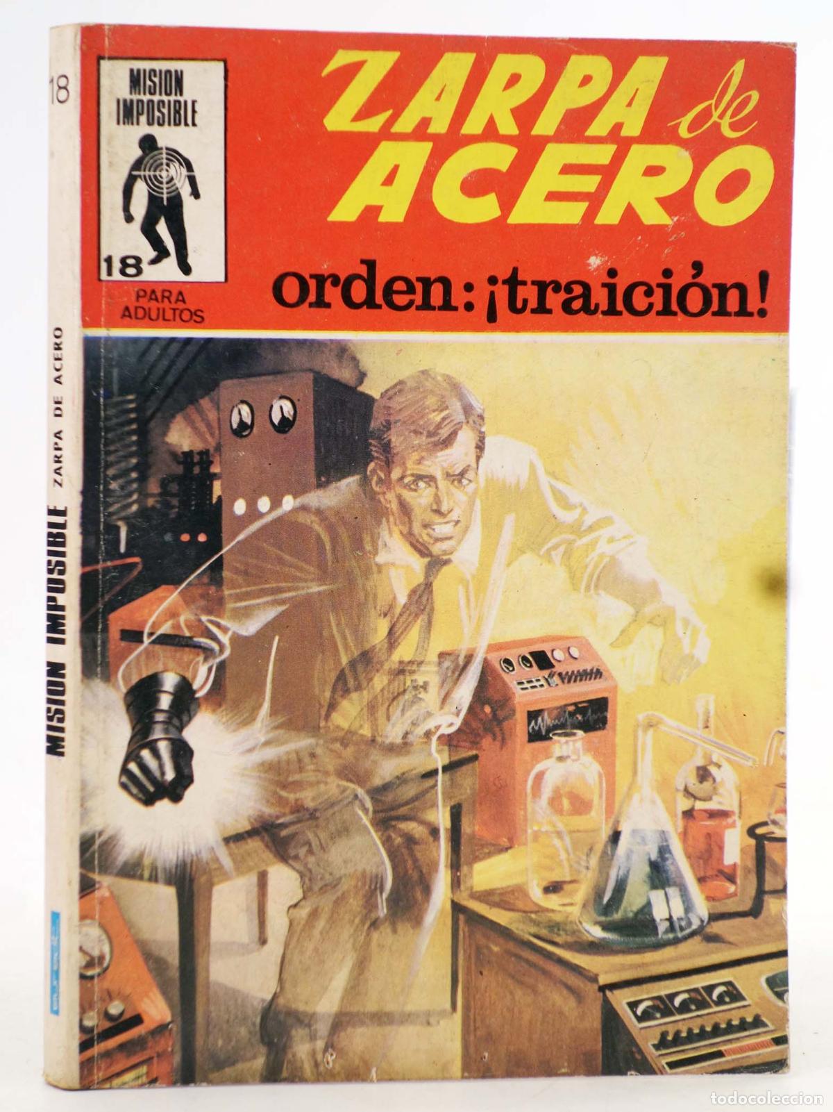 C&oacute;mics: MISION IMPOSIBLE 18. ZARPA DE ACERO. ORDEN: TRAICI&Oacute;N. Euredit, 1971