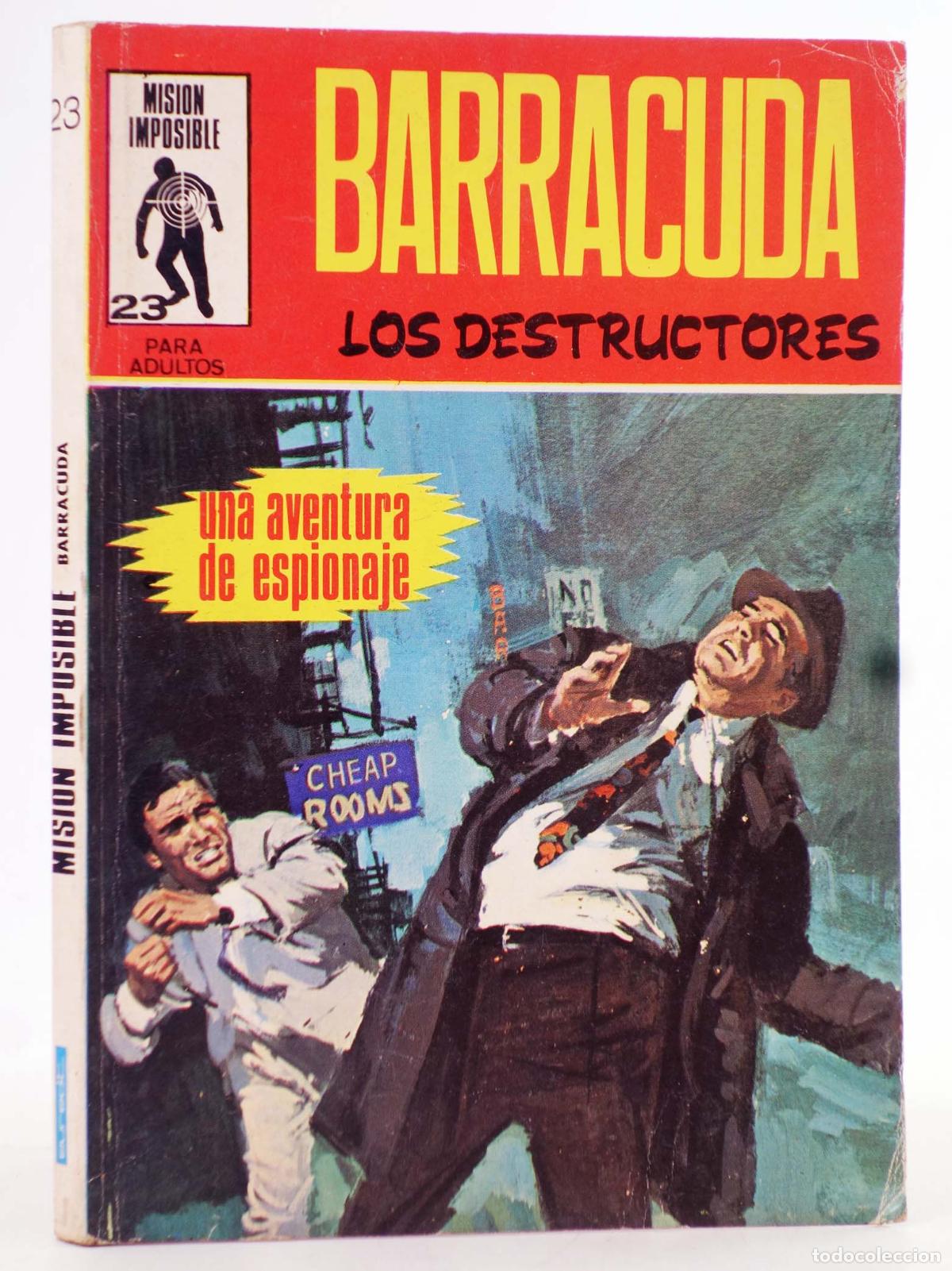 C&oacute;mics: MISION IMPOSIBLE 23. BARRACUDA. LOS DESTRUCTORES. Euredit, 1971