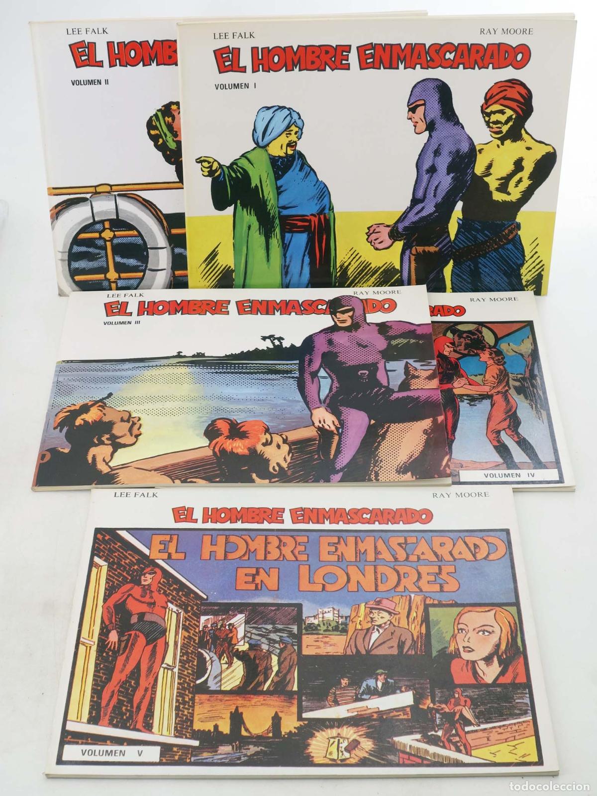 C&oacute;mics: EL HOMBRE ENMASCARADO 1 A 6. COMPLETA. B.O., 1981