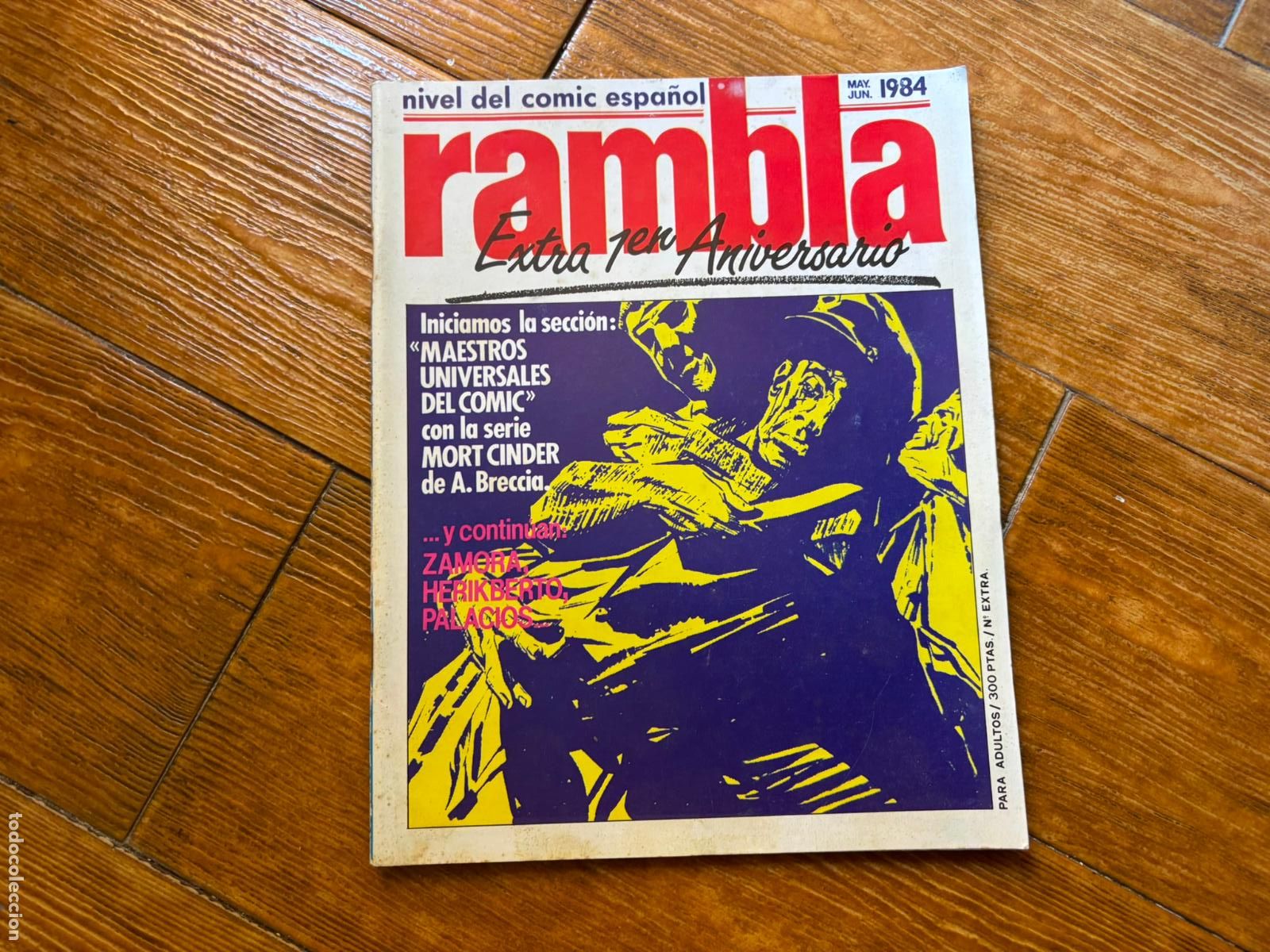 Comics: RAMBLA - EXTRA 1 PRIMER ANIVERSARIO - 1984 - NIVEL DEL COMIC ESPA&Ntilde;OL
