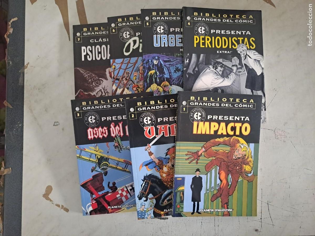 C&oacute;mics: Biblioteca grandes del comic EC presenta completa 7 n&uacute;meros, Planeta en buen estado Bolsa DA