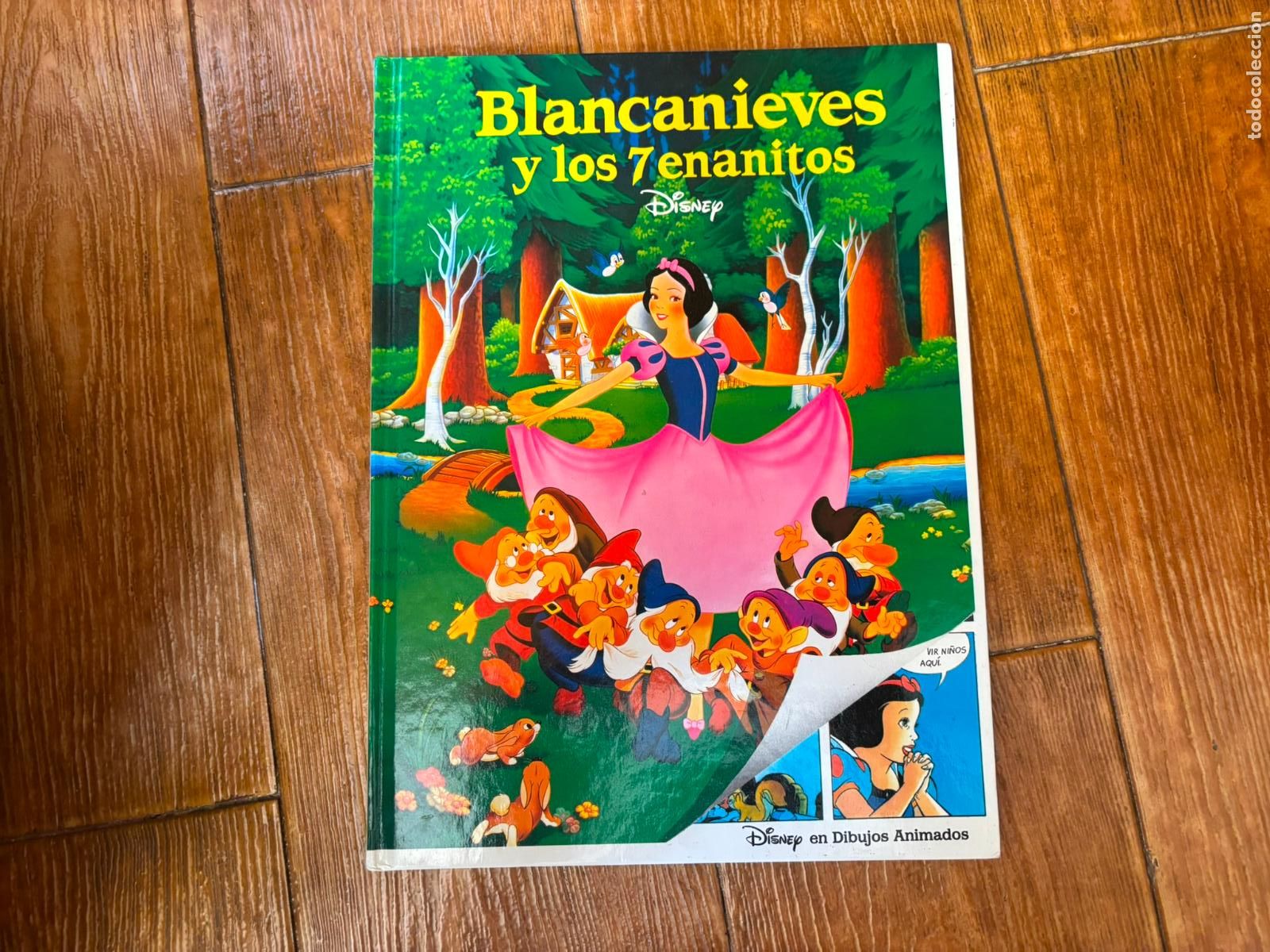 C&oacute;mics: BLANCANIEVES Y LOS SIETE ENANITOS COMIC TAPA DURA 48 PAGINAS COLOR WALT DISNEY EDITA RBA 1993