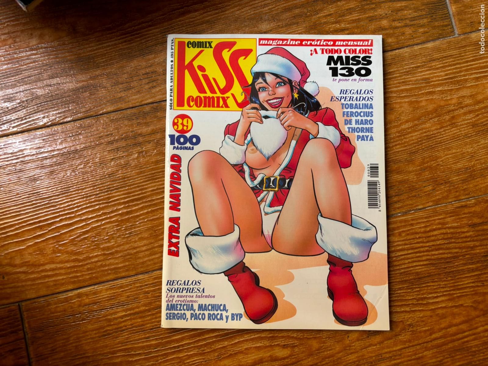 C&oacute;mics: KISS COMIX N&ordm; 39 ESPECIAL NAVIDAD MAGAZINE ER&Oacute;TICO MENSUAL - LA CUPULA - 1994 PARA ADULTOS