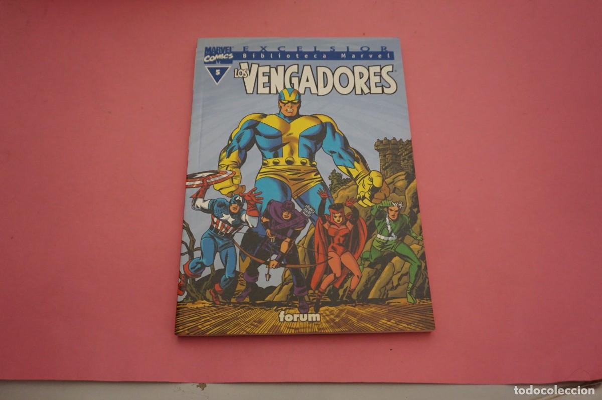 C&oacute;mics: M4B - MARVEL COMICS EXCELSIOR - LOS VENGADORES N&ordm; 5 - BIBLIOTECA MARVEL - FORUM - Foto 1