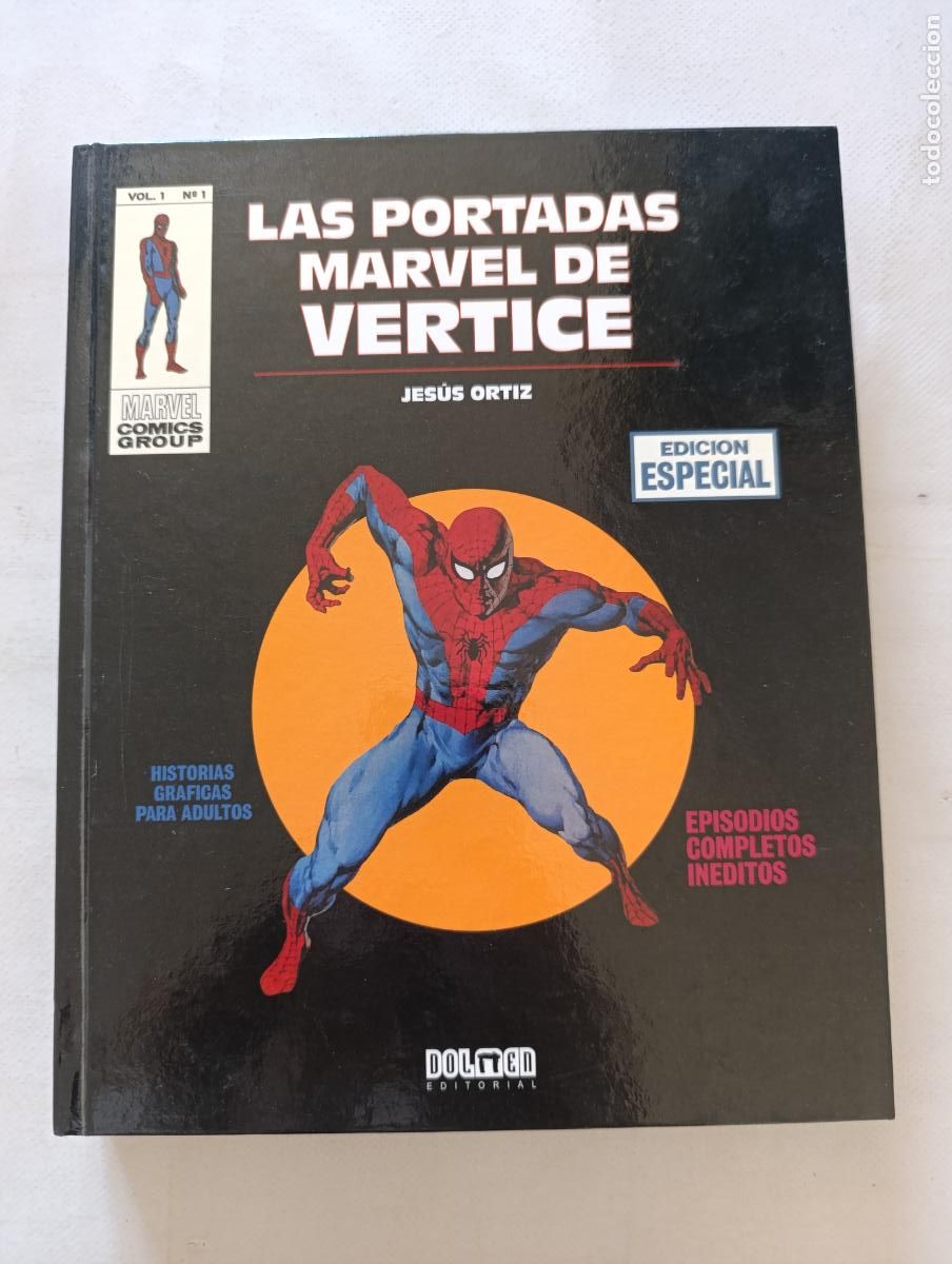 C&oacute;mics: LAS PORTADAS MARVEL DE VERTICE VOL. 1 N&ordm; 1 - JESUS ORTIZ - INCLUYE LAMINA - DOLMEN - TAPA DURA (316)