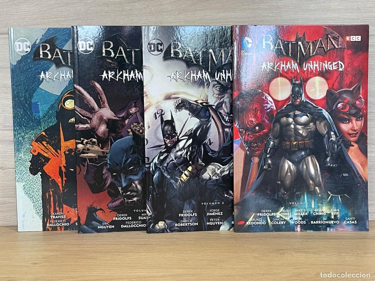 C&oacute;mics: Batman: Arkham Unhinged / Completo 4 vol&uacute;menes / Derek Fridolfs, Mike S. Miller, Federico Dallocchi